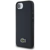iPhone 16e Lacoste Iconic Petit Pique Woven Logo MagSafe sötétkék tok thumbnail