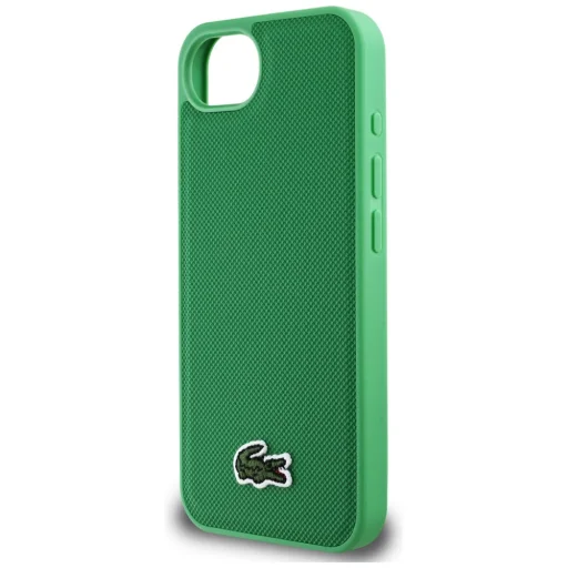 iPhone 16e Lacoste Iconic Petit Pique Woven Logo MagSafe zöld tok - 6