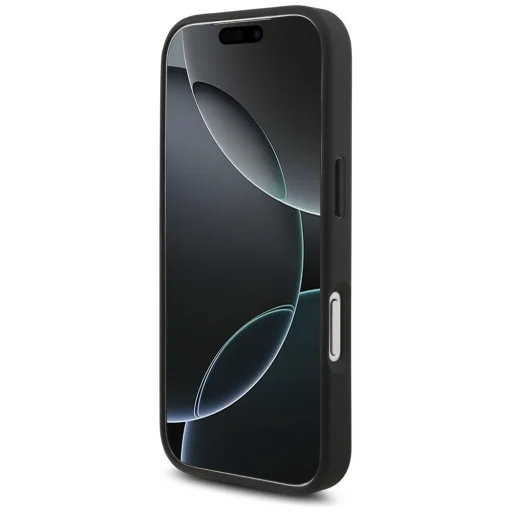 iPhone 17 Pro Lacoste Ikonikus Petit Pique Szövött Logós MagSafe tok Sötétkék - 5