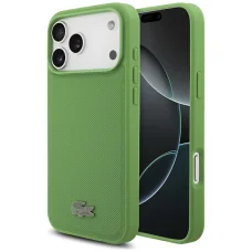 iPhone 17 Pro Max Lacoste Petit Pique Lacquer Logo MagSafe tok estragon