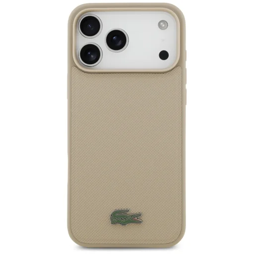 iPhone 17 Pro Max Lacoste Petit Pique Lacquer Logo MagSafe tok taupe - 3