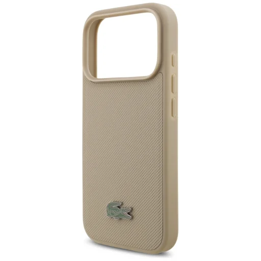 iPhone 17 Pro Lacoste Petit Pique Lacquer Logo MagSafe taupe tok - 6