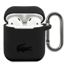 Apple AirPods 1/2 tok Lacoste LCA2SK fekete szilikon tok