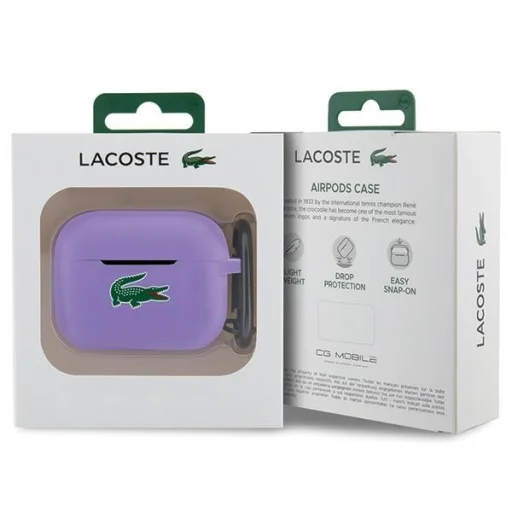 AirPods Pro 2 lacoste parme szilikon tok - 4