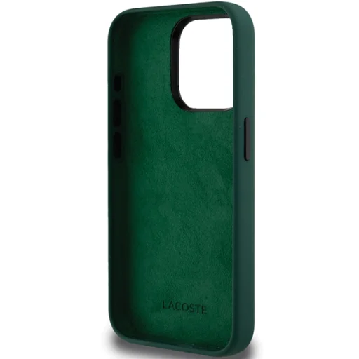 iPhone 15 Pro Lacoste LCHCP15LGRAK fekete kemény tok Silicone Graffiti tok - 7