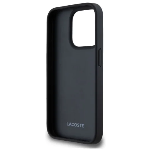 iPhone 15 Pro 6,1" fekete kemény tok Grip Stand Mono Lacoste - 7