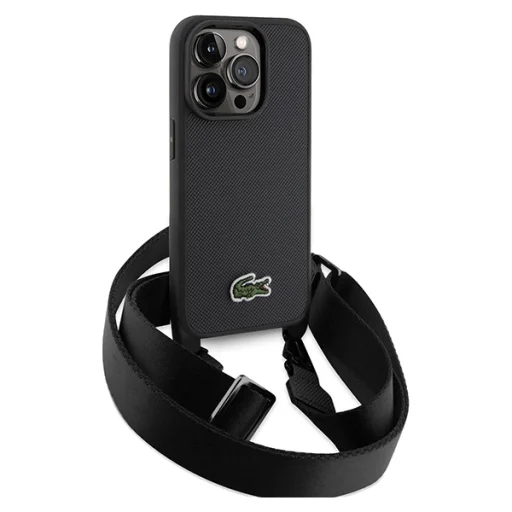 iPhone 15 Pro fekete tok Lacoste Iconic Petit Pique Crossbody - 3
