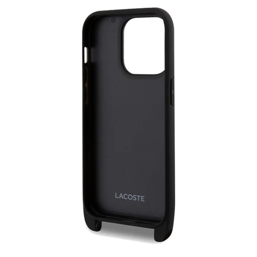 iPhone 15 Pro fekete tok Lacoste Iconic Petit Pique Crossbody - 6