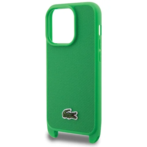 iPhone 15 Pro Max zöld keménytok Lacoste Iconic Petit Pique Crossbody tok - 4