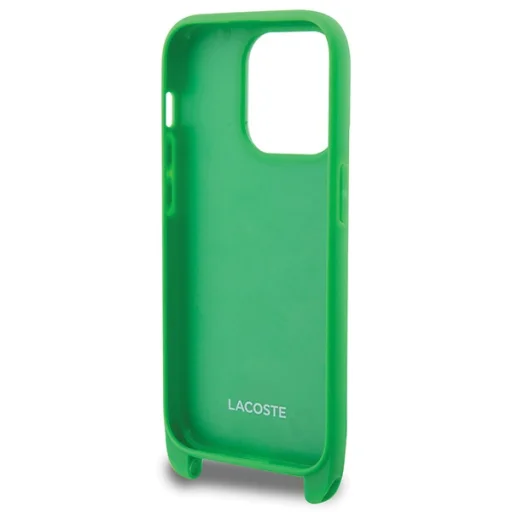 iPhone 15 Pro Max zöld keménytok Lacoste Iconic Petit Pique Crossbody tok - 5