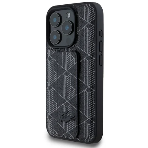 iPhone 16 Pro fekete kemény tok Grip Stand Mono - 2