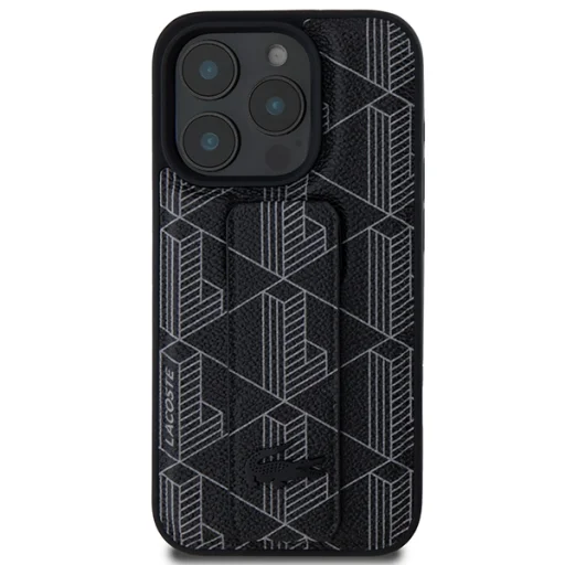 iPhone 16 Pro fekete kemény tok Grip Stand Mono - 3