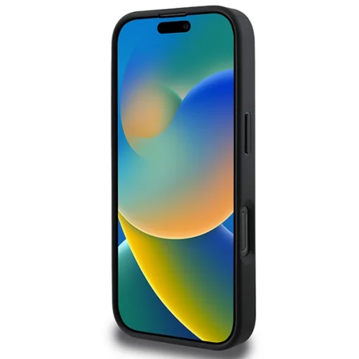 iPhone 16 Pro fekete kemény tok Grip Stand Mono - 5