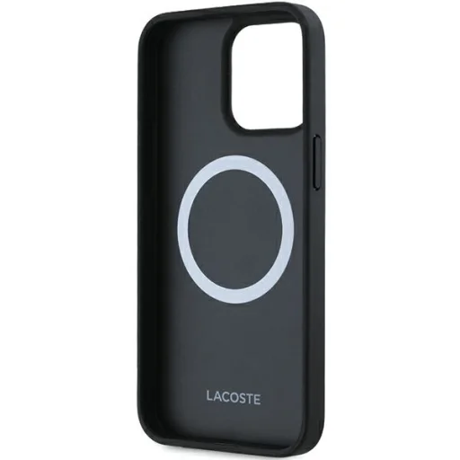 iPhone 15 Pro 6.1" navy Lacoste Monogram Vintage Logo MagSafe tok - 7