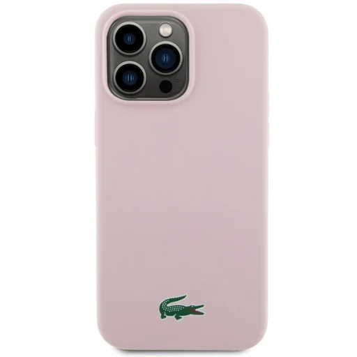iPhone 15 Pro pink tok Lacoste Silicone Croc Logo (LCHMP15LSLOI) - 3