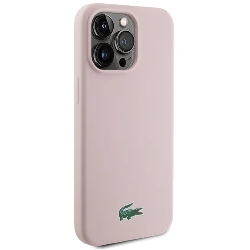 iPhone 15 Pro pink tok Lacoste Silicone Croc Logo (LCHMP15LSLOI) - 4