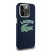 iPhone 15 Pro Max navy kék Lacoste LCHMP15XUCRV kemény tok Silicone Cracked Logo MagSafe tok thumbnail