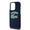 iPhone 15 Pro Max navy kék Lacoste LCHMP15XUCRV kemény tok Silicone Cracked Logo MagSafe tok thumbnail