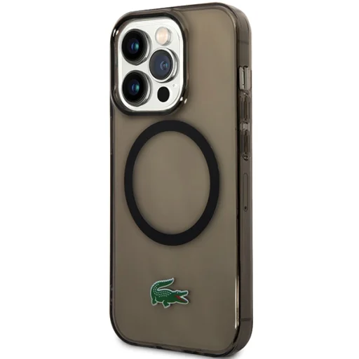 iPhone 15 Pro Max fekete, átlátszó dizájnnal és MagSafe funkcióval rendelkező kemény tok - 2