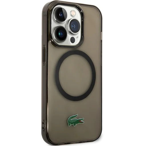 iPhone 15 Pro Max fekete, átlátszó dizájnnal és MagSafe funkcióval rendelkező kemény tok - 4