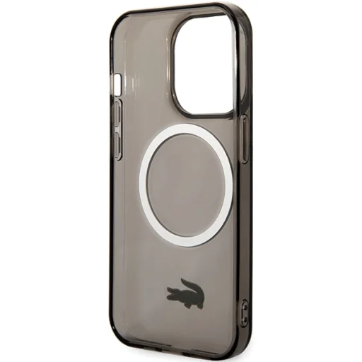 iPhone 15 Pro Max fekete, átlátszó dizájnnal és MagSafe funkcióval rendelkező kemény tok - 7