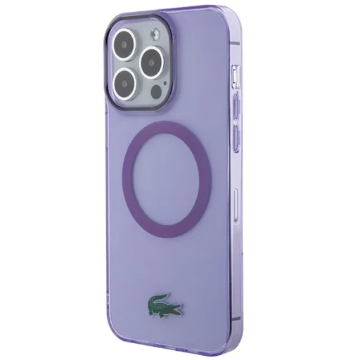iPhone 15 Pro Max Lacoste LCHMP15XULOU lila kemény tok - 2