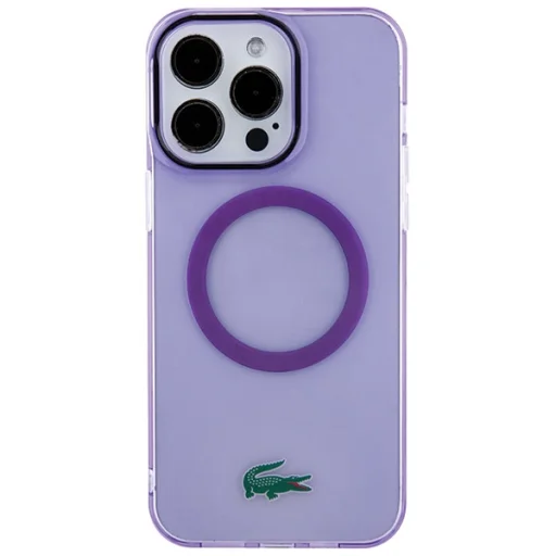 iPhone 15 Pro Max Lacoste LCHMP15XULOU lila kemény tok - 3