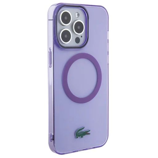 iPhone 15 Pro Max Lacoste LCHMP15XULOU lila kemény tok - 4
