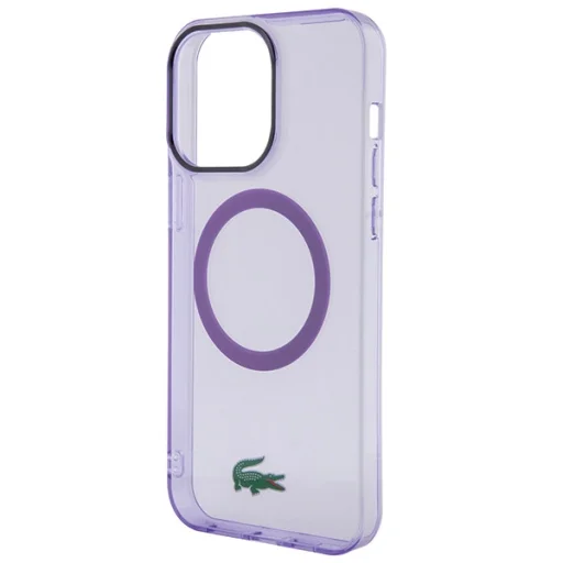 iPhone 15 Pro Max Lacoste LCHMP15XULOU lila kemény tok - 5