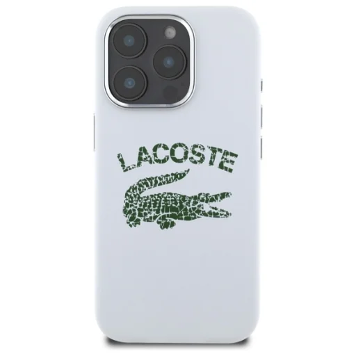 iPhone 16 Pro Lacoste Silicone Repedt Logó MagSafe tok - 3