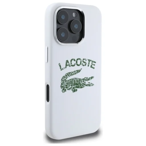 iPhone 16 Pro Lacoste Silicone Repedt Logó MagSafe tok - 4