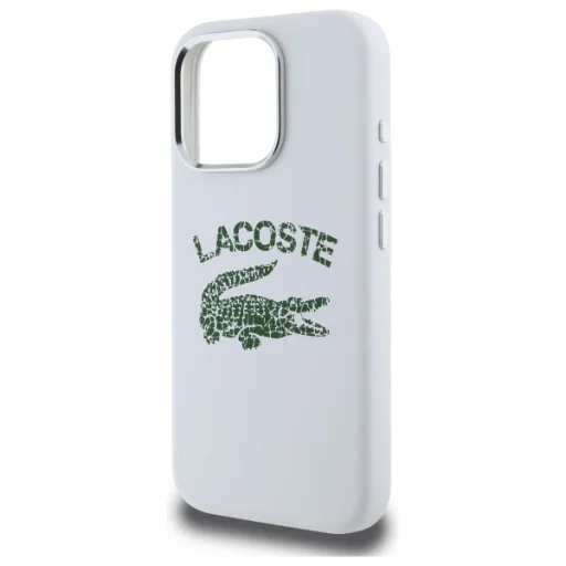 iPhone 16 Pro Lacoste Silicone Repedt Logó MagSafe tok - 6