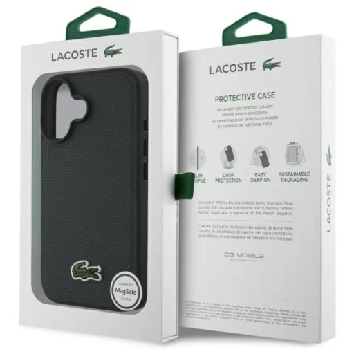 iPhone 16 Plus Lacoste LCHMP16MPVCE zöld kemény tok, - 8