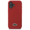 iPhone 16 Plus piros Lacoste LCHMP16MPVCR Iconic Petit Pique Woven Logo tok thumbnail
