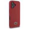 iPhone 16 Plus piros Lacoste LCHMP16MPVCR Iconic Petit Pique Woven Logo tok thumbnail