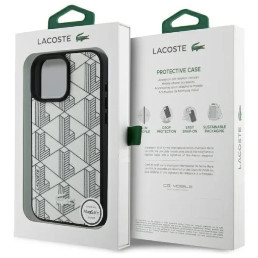 iPhone 16 Pro Max Lacoste LCHMP16XPBSH tok Mono Farine MagSafe - 8