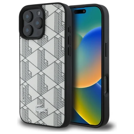 iPhone 16 Pro Max Lacoste LCHMP16XPBSH tok Mono Farine MagSafe - 1