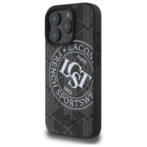 iPhone 16 Pro Max fekete tok Lacoste LCHMP16XPSWK Mono Sportswear MagSafe - 2