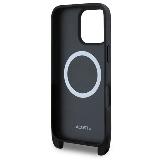 iPhone 16 Pro Max Lacoste LCHMP16XSPSWK fekete kemény tok Mono Sportswear MagSafe tok - 6