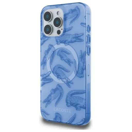 iPhone 16 Pro Max Lacoste világoskék kemény tok - 2