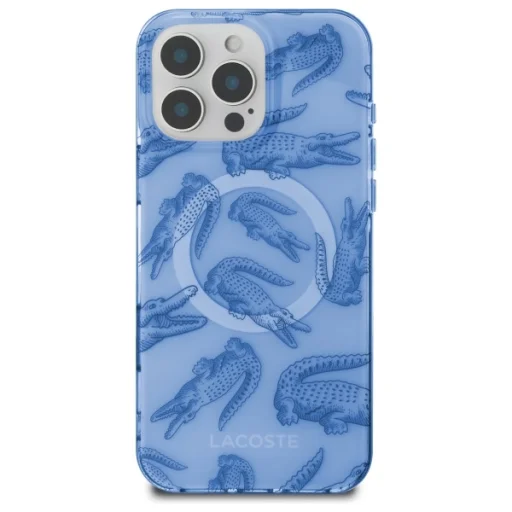 iPhone 16 Pro Max Lacoste világoskék kemény tok - 3