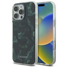 iPhone 16 Pro Max Lacoste LCHMP16XUPAK fekete kemény tok