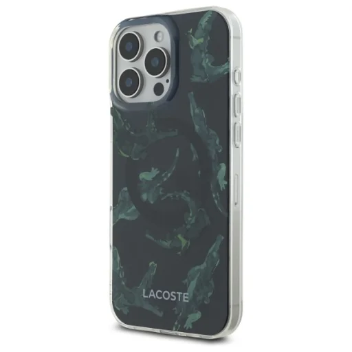 iPhone 16 Pro Max Lacoste LCHMP16XUPAK fekete kemény tok - 2