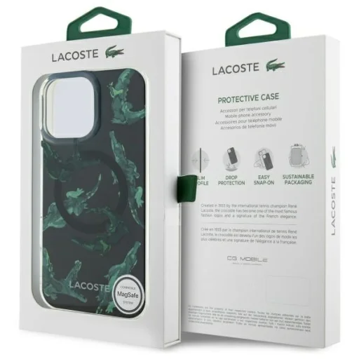 iPhone 16 Pro Max Lacoste LCHMP16XUPAK fekete kemény tok - 8