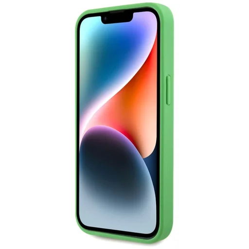 iPhone 15 Lacoste Iconic Petit Pique Crossbody Cord MagSafe zöld tok - 5