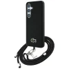 Samsung Galaxy S25 Case Lacoste Iconic Petit Pique Woven Logo CBDY Strap MagSafe tok fekete thumbnail