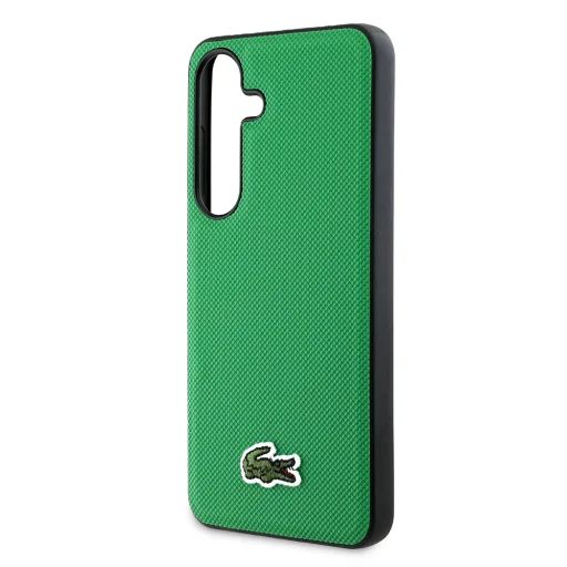 Samsung Galaxy S25 Plus Lacoste Iconic Petit Pique Woven Logo MagSafe zöld tok - 6