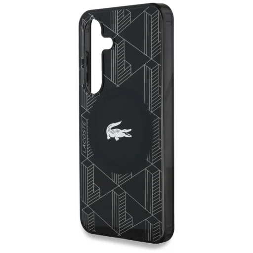 Samsung Galaxy S25 Monogram W/ Silver Croc Logo MagSafe tok fekete - 6