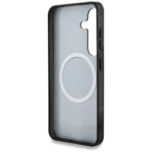 Samsung Galaxy S25 Monogram W/ Silver Croc Logo MagSafe tok fekete - 7