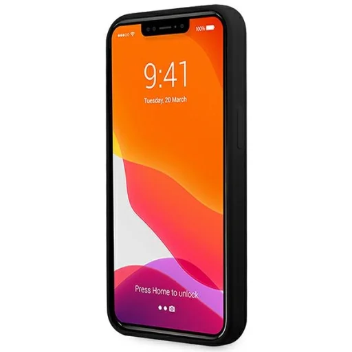 iPhone 13 Pro fekete szilikon Lacoste krokodil fej tok - 5